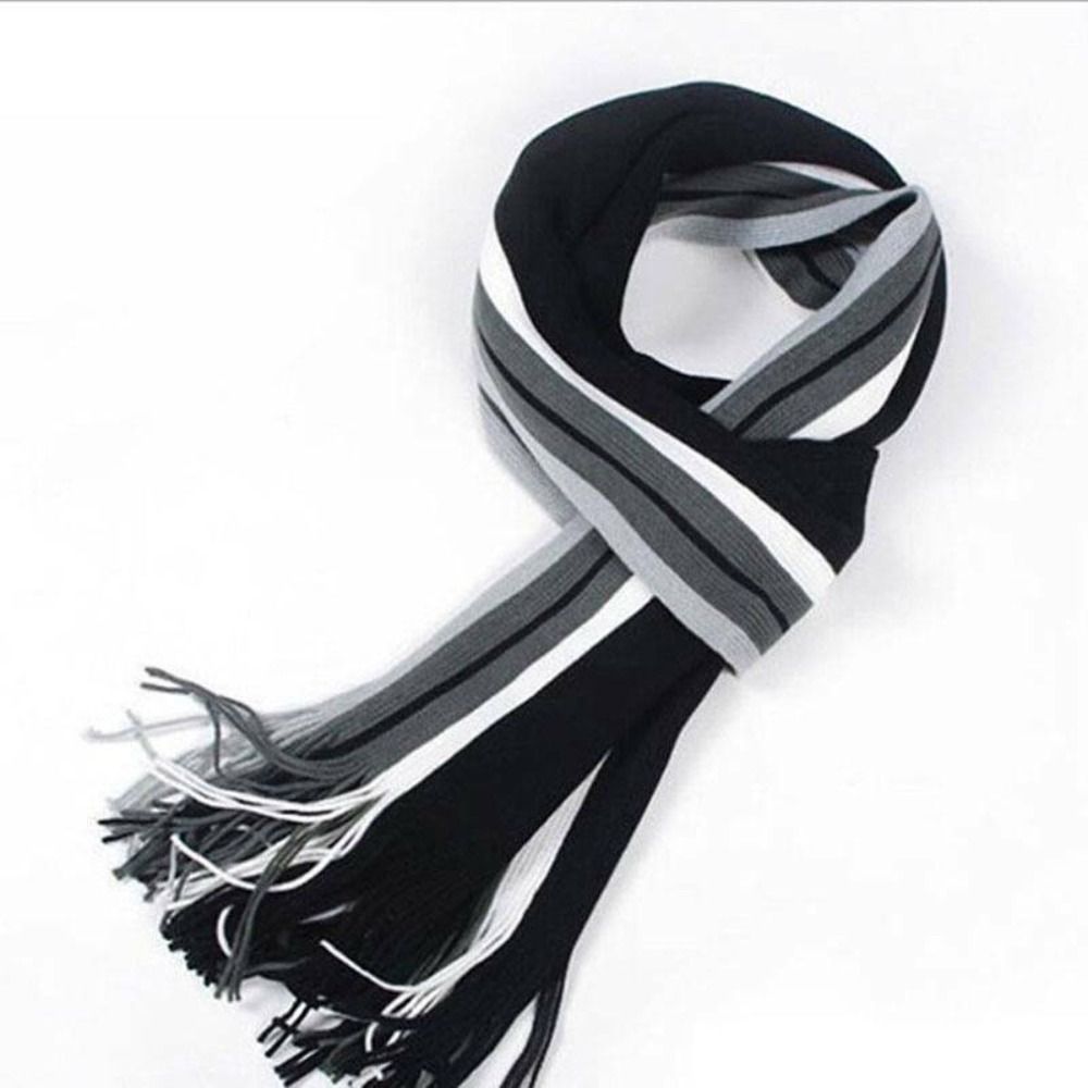 Kaszmirowy męski szalik w pask – Muffler Men Wool recenzja i cena