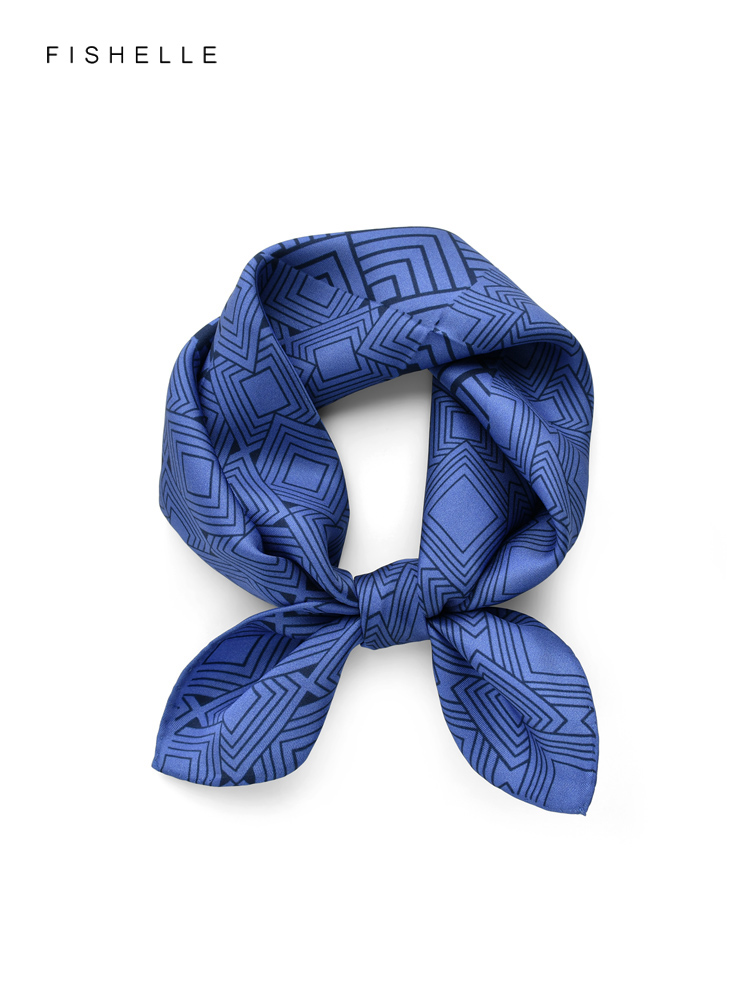 Chiński klasyczny niebieski bi – Scarf Silk Square recenzja i cena
