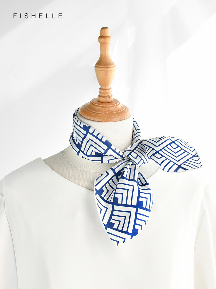 Chiński klasyczny niebieski bi – Scarf Silk Square recenzja i cena