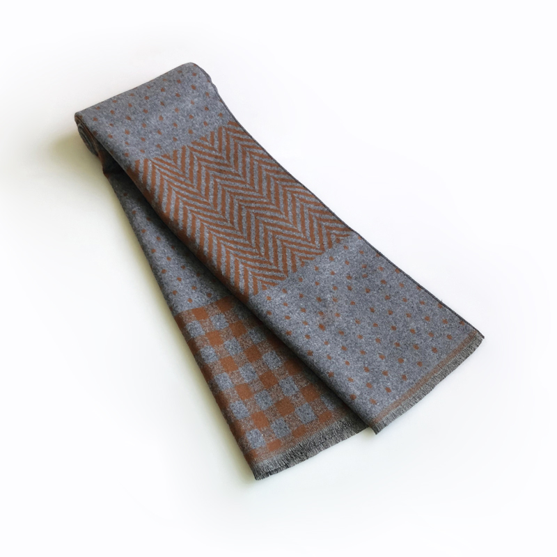 Modne casualowy wzór fajne sza – Muffler Men Wool recenzja i cena