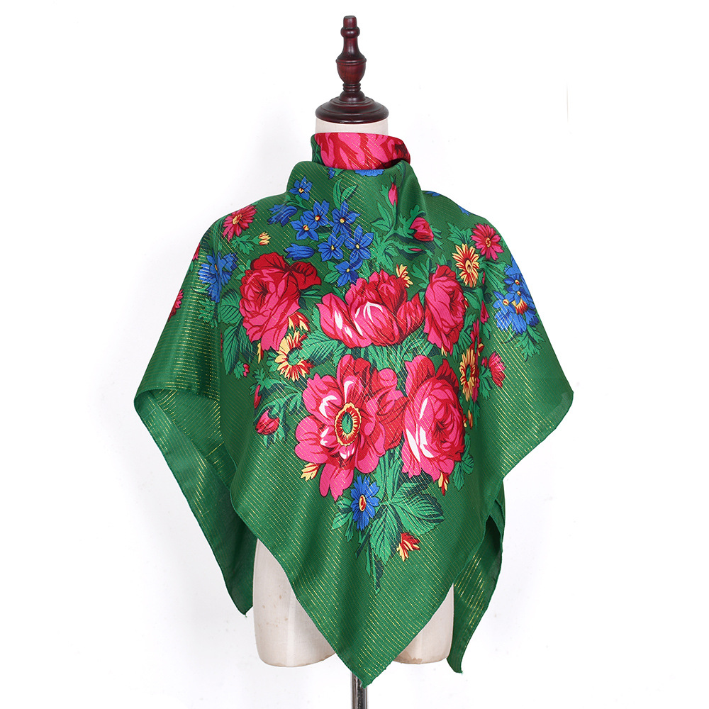 110*110cm złoty srebrzysty dru – Bandana Cotton recenzja i cena