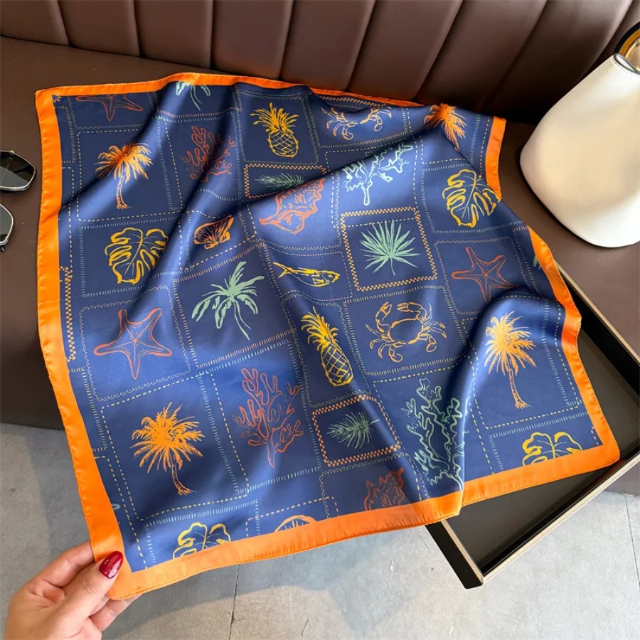 Niebieska Jedwabna Apaszka Dam – Bandana Cotton recenzja i cena